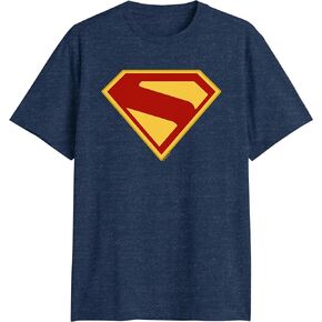 Superman Logo Symbol Legacy Justice League DC Shield Movie Adult T-Shirt