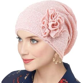 AZJ Women Chemo Turban Headwear Slouchy Chemo Cap for Women Soft Cancer Hats Beanie Hats