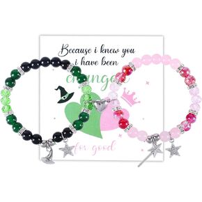 2pcs Bracelets, Friendship Bracelets Merch Friendship Matching Bracelets Gifts for Friends Birthdays Christmas New Year Party Favors