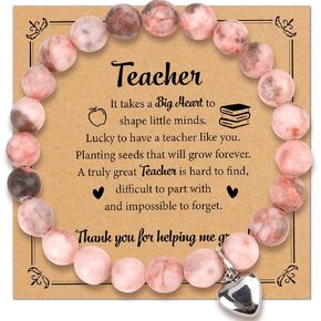 Thank You Teacher Gifts for Teacher Bracelet Appreciation Gifts from Student Teacher Gift Teacher Retirement Gifts