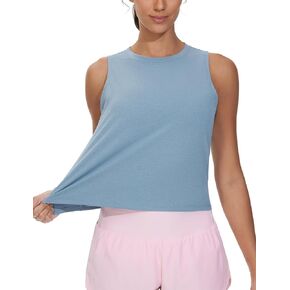 Origiwish Womens Slobys Tank Tops Quicky Dry Crop Procution Thatual Yoga Stirts Basic in Kuwait