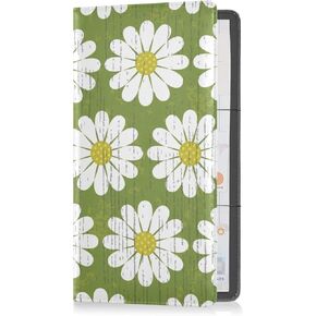 ALAZA Car Registration and Insurance Card Holder Cute Boho Cactus Vehicle Glove Box Automobile Documents Paperwork Waller Case Organizer