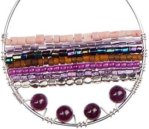 Boho Teardrop Multicolor Earrings Silver and Gold Plated with Colorful Varieties - Handmade Bohemian Turquoise Jewelry for Women and Beach Earrings For Women Vacation in Saudi Arabia