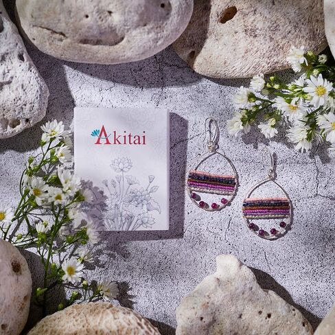 Boho Teardrop Multicolor Earrings Silver and Gold Plated with Colorful Varieties - Handmade Bohemian Turquoise Jewelry for Women and Beach Earrings For Women Vacation in Saudi Arabia