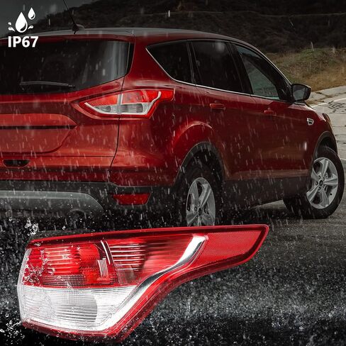 FIONE Tail Light Assembly Compatible with 2013 2014 2015 2016 Ford Escape Rear Light Brake Lamp Taillight without Bulb Left Driver Side LH in Saudi Arabia