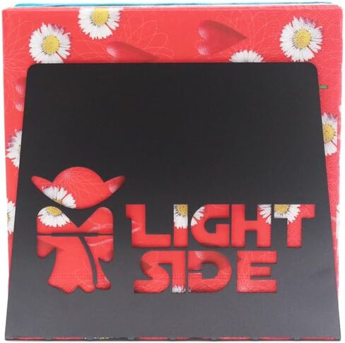 Finex SILVER Star Wars Dark Side Darth Vader Kylo Ren Light Side Yoda Premium Stainless Steel Napkin Holder Stand for kitchen dinner table theme party in Saudi Arabia