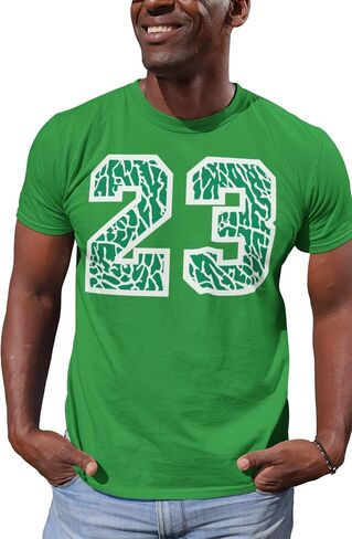Jordan 2 Retro Lucky Green Shirt to Match Green/White Shoes, Men's Tee to Match Jordan 2 Lucky Green in Saudi Arabia