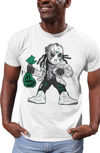 Jordan 2 Retro Lucky Green Shirt to Match Green/White Shoes, Men's Tee to Match Jordan 2 Lucky Green in Saudi Arabia