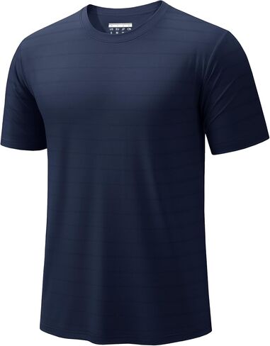 TACVASEN Men's Lightweight Athletic T-Shirts Quick Dry Workout Gym Tops Short Sleeve Running Tee Shirt Performance Activewear in Saudi Arabia