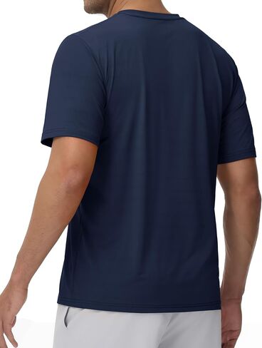 TACVASEN Men's Lightweight Athletic T-Shirts Quick Dry Workout Gym Tops Short Sleeve Running Tee Shirt Performance Activewear in Saudi Arabia