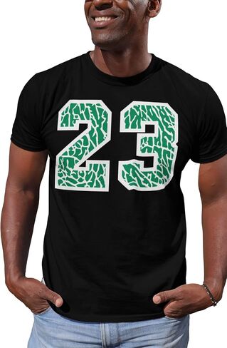 Jordan 2 Retro Lucky Green Shirt to Match Green/White Shoes, Men's Tee to Match Jordan 2 Lucky Green in Saudi Arabia