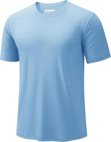 TACVASEN Men's Lightweight Athletic T-Shirts Quick Dry Workout Gym Tops Short Sleeve Running Tee Shirt Performance Activewear in Saudi Arabia