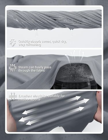 TACVASEN MEN للرجال ، قمصان رياضية خفيفة الوزن ، صالة ألعاب رياضية جافة سريعة ، قم بتصميم الأكمام القصيرة التي تعمل على تشغيل قميص الأداء النشط in Saudi Arabia