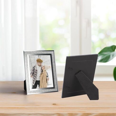 Calenzana 4x6 Picture Frame Sparkle Glass Photo Frames Set for Tabletop, 2 Pack in Kuwait