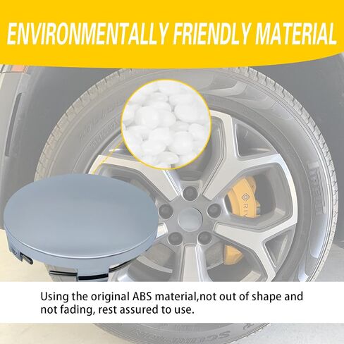 4 Pack Car Wheel Center Hub Caps, ABS Rust-Proof Center Caps for Rims, Vehicle Rim Hub Caps Accessories, 2.36" OD 2.2" ID Tight Fitting Snap-on Wheel Hub Modified Dust Protection Cover (Black) in Saudi Arabia