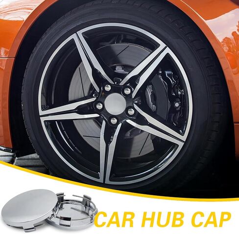 4 Pack Car Wheel Center Hub Caps, ABS Rust-Proof Center Caps for Rims, Vehicle Rim Hub Caps Accessories, 2.36" OD 2.2" ID Tight Fitting Snap-on Wheel Hub Modified Dust Protection Cover (Black) in Saudi Arabia
