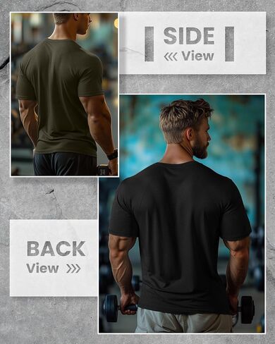 Neer 3 Pack Men's Big and Tall V Neck T-Shirts M-7X, 35% Cotton Short Sleeve Raglan Tops Casual Regular Summer Basic Tees in Saudi Arabia