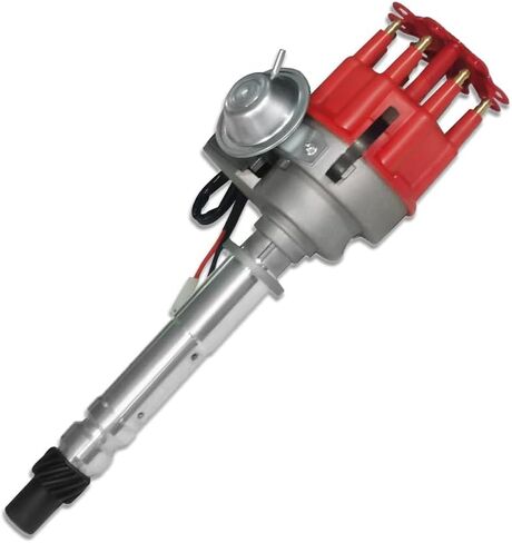 Red Cap Ready To Run Ignition Distributor Fits Chevy SBC BBC V8 305 350 396 454 (OE: 1035011, PE323R) in Kuwait