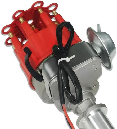 Red Cap Ready To Run Ignition Distributor Fits Chevy SBC BBC V8 305 350 396 454 (OE: 1035011, PE323R) in Kuwait