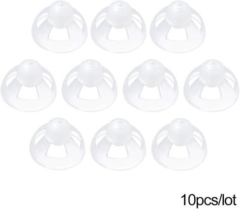 （10 pcs） Hearing Amplifier Dome Open Fit Ear Tip Earplug Earbuds for RIC Hearing Aids (M φ9mm) in Saudi Arabia