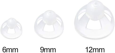 （10 pcs） Hearing Amplifier Dome Open Fit Ear Tip Earplug Earbuds for RIC Hearing Aids (M φ9mm) in Saudi Arabia