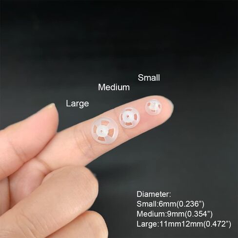 （10 pcs） Hearing Amplifier Dome Open Fit Ear Tip Earplug Earbuds for RIC Hearing Aids (M φ9mm) in Saudi Arabia