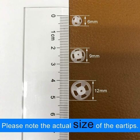 （10 pcs） Hearing Amplifier Dome Open Fit Ear Tip Earplug Earbuds for RIC Hearing Aids (M φ9mm) in Saudi Arabia