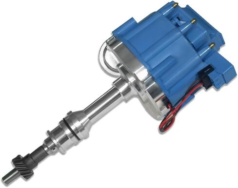 Red Cap Ready To Run Ignition Distributor Fits Chevy SBC BBC V8 305 350 396 454 (OE: 1035011, PE323R) in Kuwait