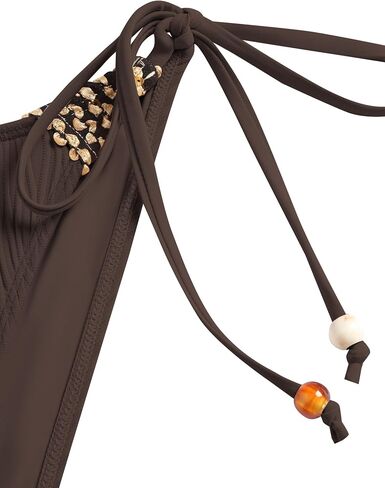 مثلث الملمس النسائي Zaful Pikini Pikini مجموعات الرسن علاقات Swimsuit Tie Sides Thong Swimwear بدلة السباحة قطعتين in Saudi Arabia