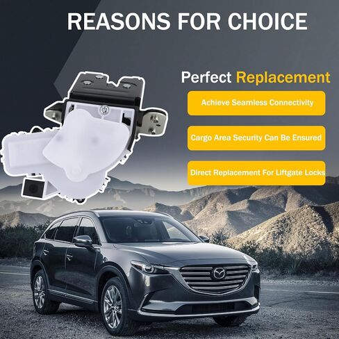 محرك قفل باب الباب الخلفي ، مزلاج الرفع الخلفي متوافق مع 2010-2015 Mazda 3 ، 2013-2016 Mazda Cx-5 ، 2016-2019 Mazda Cx-9 ، يحل محل G33M-62-310 in Saudi Arabia