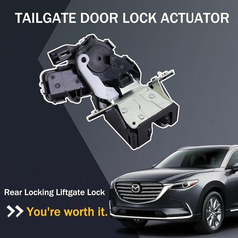 محرك قفل باب الباب الخلفي ، مزلاج الرفع الخلفي متوافق مع 2010-2015 Mazda 3 ، 2013-2016 Mazda Cx-5 ، 2016-2019 Mazda Cx-9 ، يحل محل G33M-62-310 in Saudi Arabia