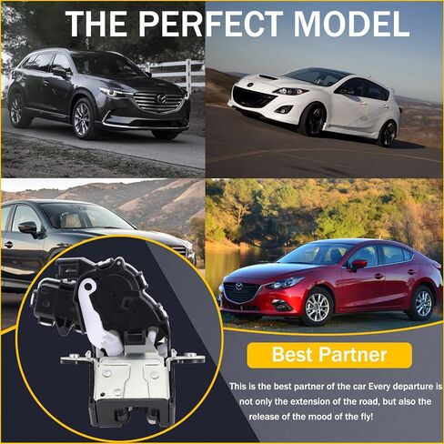 محرك قفل باب الباب الخلفي ، مزلاج الرفع الخلفي متوافق مع 2010-2015 Mazda 3 ، 2013-2016 Mazda Cx-5 ، 2016-2019 Mazda Cx-9 ، يحل محل G33M-62-310 in Saudi Arabia
