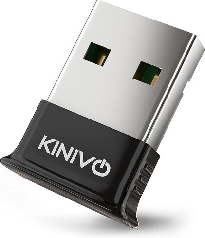 Kinivo USB Bluetooth Adapter for PC BTD530 (BT 5.3, Wireless Dongle Receiver for Windows 11/10/8.1/8, Raspberry Pi, Ubuntu) - Compatible with Laptops, Headsets, Speaker, Mouse, Keyboard, Printers in Saudi Arabia