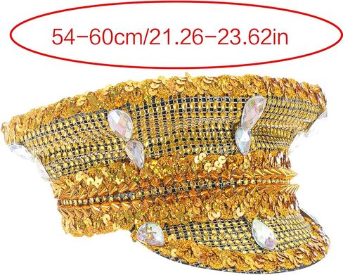 Jeweled Bridal Captain Hat with Crystals for Wedding, Prom, Party - Silver in Saudi Arabia