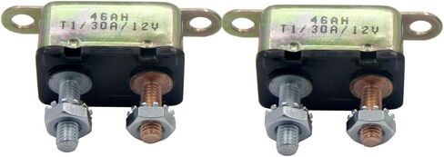 12V 30A قواطع دوائر أوتوماتيكية إعادة ضبط الصمامات مسمار الترباس 30 أمبير in Kuwait