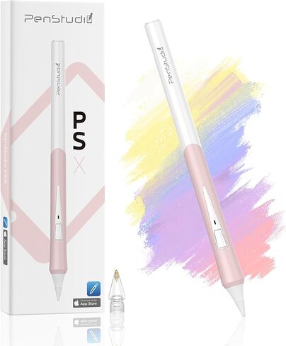 قلم رصاص لجهاز Apple iPad 2018-2024، قبضة مريحة واختصارات فعالة، استبدل قلم Apple Pencil USB-C الجيل الثاني، تدوين الملاحظات والرسم، التطبيق، رفض راحة اليد. in Kuwait