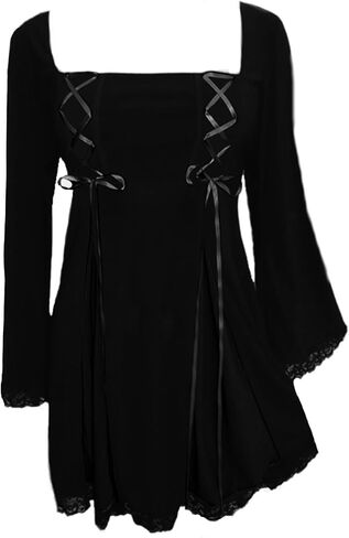 Dare to Wear Victorian Gothic Boho Women's Plus Size Gemini Princess Corset Top in Kuwait