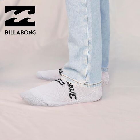 Billabong Mens Socks 8 أزواج الجوارب في الكاحل للرجال حجم الأحذية الرياضية الممتازة 8-12 in Saudi Arabia