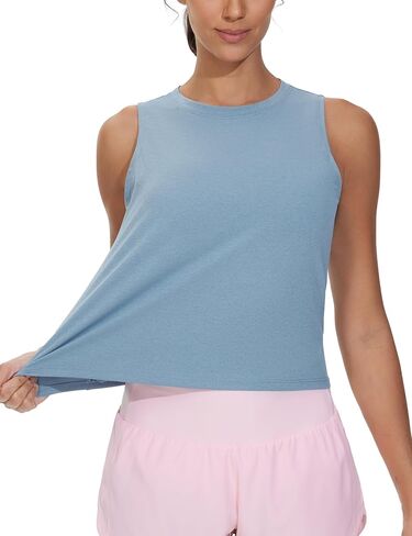 Origiwish Womens Slobys Tank Tops Quicky Dry Crop Procution Thatual Yoga Stirts Basic in Kuwait