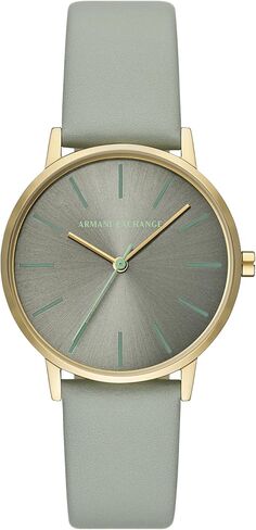A｜X Armani Exchange Women's Silver and Gold Two-Tone Stainless Steel Bracelet Watch and Gold Bracelet Gift Set (Model: AX7156SET) in Saudi Arabia