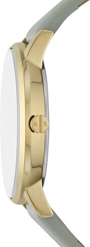 A｜X Armani Exchange Women's Silver and Gold Two-Tone Stainless Steel Bracelet Watch and Gold Bracelet Gift Set (Model: AX7156SET) in Saudi Arabia