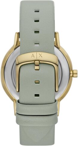 A｜X Armani Exchange Women's Silver and Gold Two-Tone Stainless Steel Bracelet Watch and Gold Bracelet Gift Set (Model: AX7156SET) in Saudi Arabia