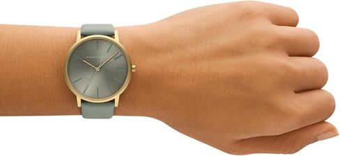 A｜X Armani Exchange Women's Silver and Gold Two-Tone Stainless Steel Bracelet Watch and Gold Bracelet Gift Set (Model: AX7156SET) in Saudi Arabia