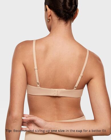 INLYRIC Women's Inbarely Plus Demi Bra - Balconette Unlined Underwire Plunge Bras No Padding Comfortable in Kuwait