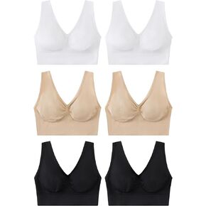 Women's Wireless Free-Support Bra Full Coverage Sleep Bralette