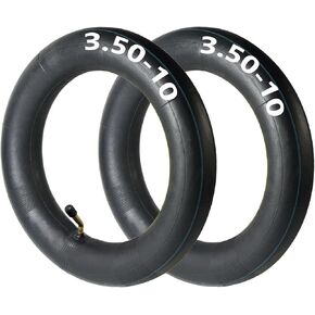 3.50x10 Inner Tubes 2 Pack 10 Inch Scooter Tubes, 3.50-10 Replacement Rubber Inner Tubes for Scooter Moped Pit Dirt Bike Motorcycle Tricycles XR50 XR50R XR70 CRF50 CT70 EZ90