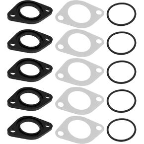 5 Sets Motorcycle Heat Inlet Gasket Kit 26mm Motocross Carburetor Intake Manifold Gasket Compatible with Pit Bike 110cc 125cc