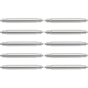10Pcs Watch Pins 2.5mm Spring Bars Watch Strap Thick Pins Stainless Steel Spring Bar Pins Compatible with Seiko SKX007 SKX009 20mm