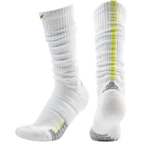 Basketball Socks for Men, Performance Cushioned Men's Athletic Knee High Socks, Anti-Slip Sports Socks