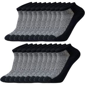 Mens Ankle Socks Cotton Athletic Sock Moisture Wicking Sports Socks